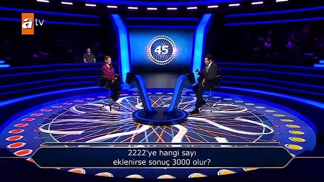 Kim Milyoner Olmak İster e katılan mali müşavir matematik sorusunda elendi