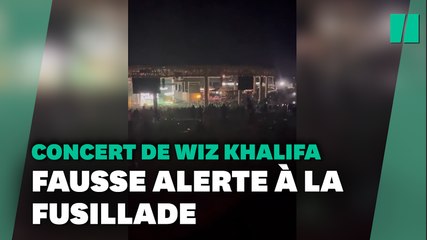 Immense bousculade après une fausse alerte à la fusillade au concert de Wiz Khalifa