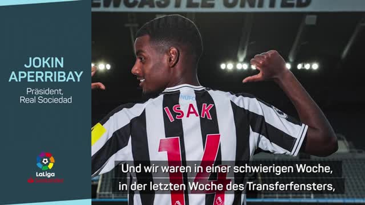 Aperribay verrät: 'Isak-Wechsel war sehr stressig'
