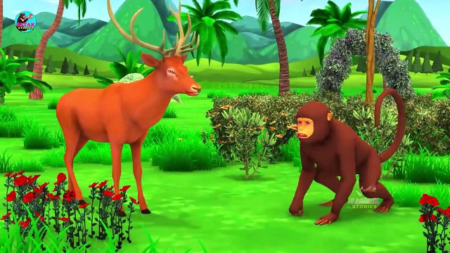 बंदर मछली की दोस्ती और भालू जाल - Bandar Machhali aur Bhalu - Monkey Fish Friendship and Bear Trap