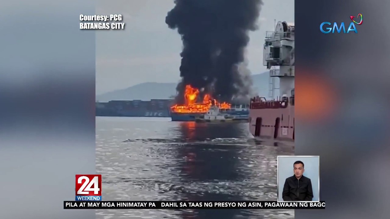 Pag-apula sa sunog sa MV Asia Philippines, inabot nang tatlong oras | 24 Oras Weekend
