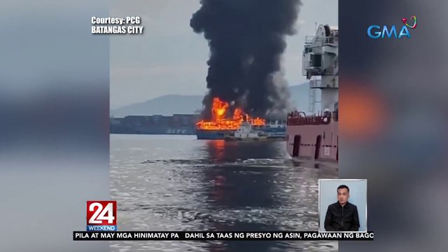Pag-apula sa sunog sa MV Asia Philippines, inabot nang tatlong oras | 24 Oras Weekend