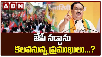 జేపీ నడ్డా ను కలవనున్న ప్రముఖులు...? | ABN Telugu