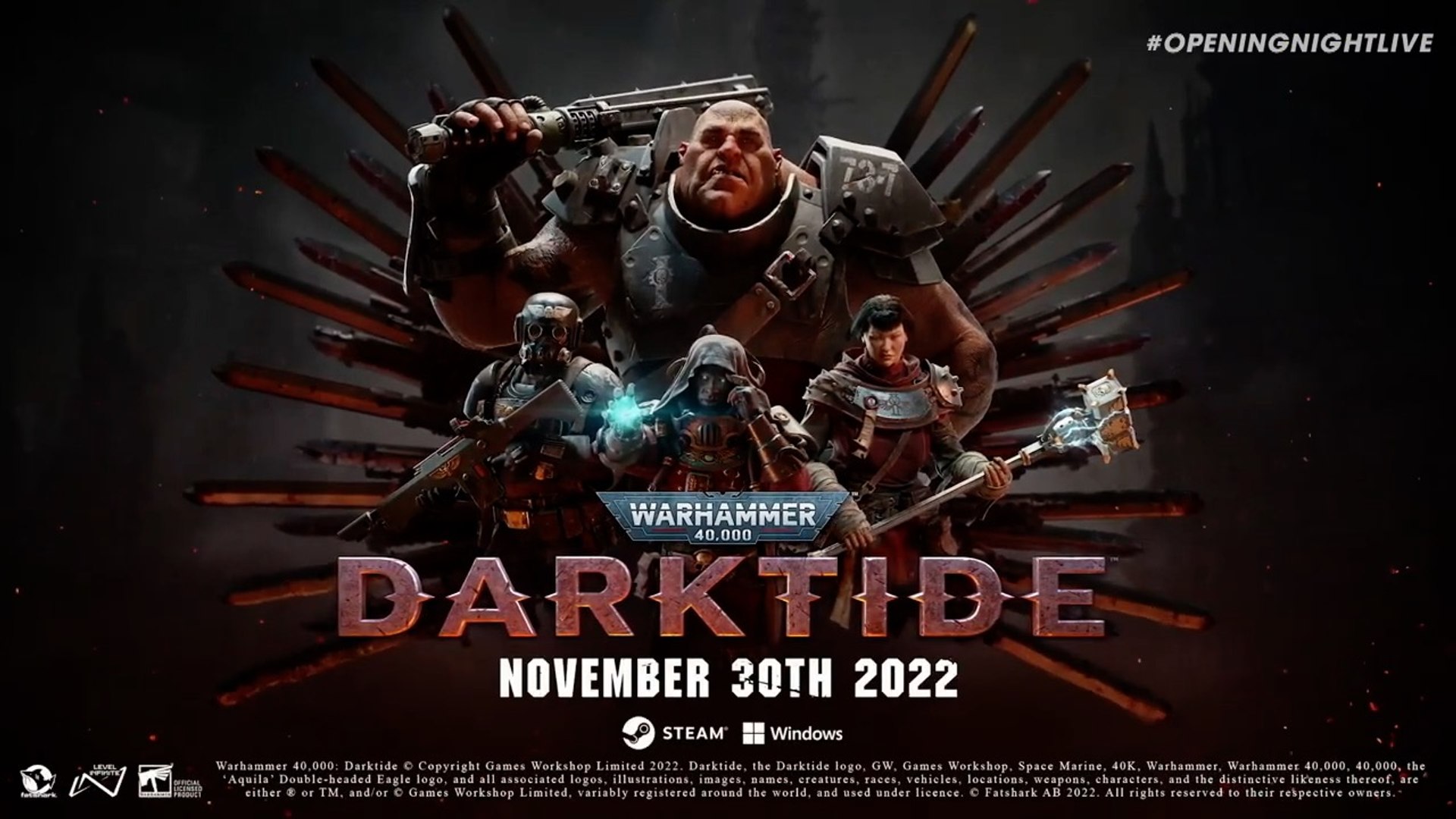 Warhammer 40K Darktide Customization Trailer gamescom 2022 - video  Dailymotion