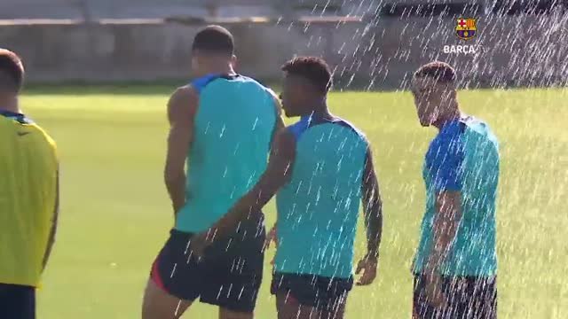 El Barça se prepara por última vez antes de recibir al Valladolid