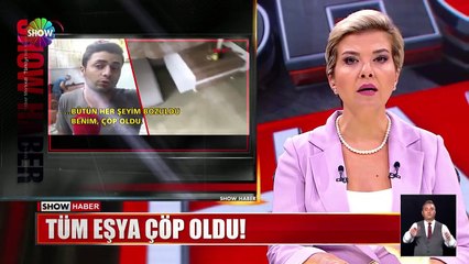 Duvarı delen su, eve doldu!