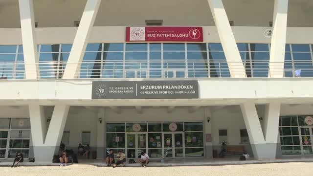 Erzurum haberleri | Kazakistan Short Track Milli Takımı dünya kupası öncesi Erzurum'da güç depoluyor (2)