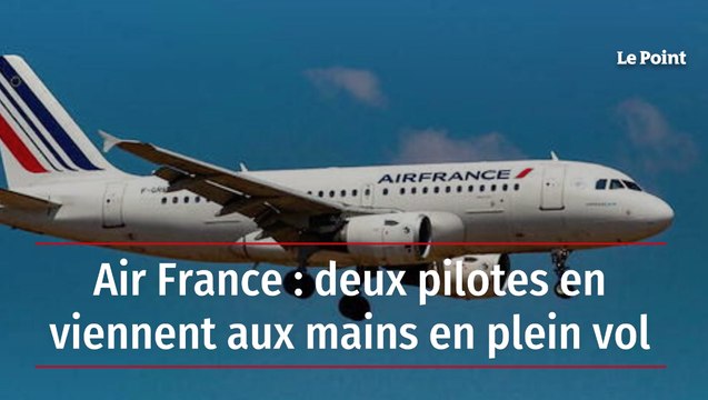 Air France : deux pilotes en viennent aux mains en plein vol