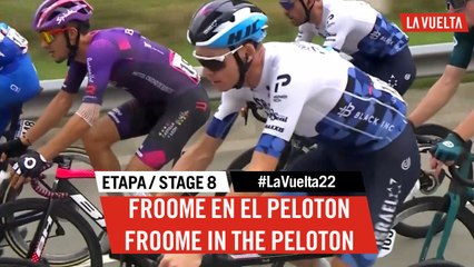 Froome en el peloton / Froome in the peloton - Étape 8 / Stage 8 | #LaVuelta22