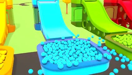 Learn Colors for Kids with Helper Cars A Car Maker Machine - A Tow Truck & Trucks for Kids