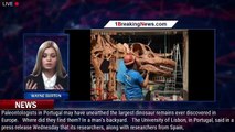 A man found dinosaur bones in his yard. It could lead to largest skeleton ever found in Europe - 1BR