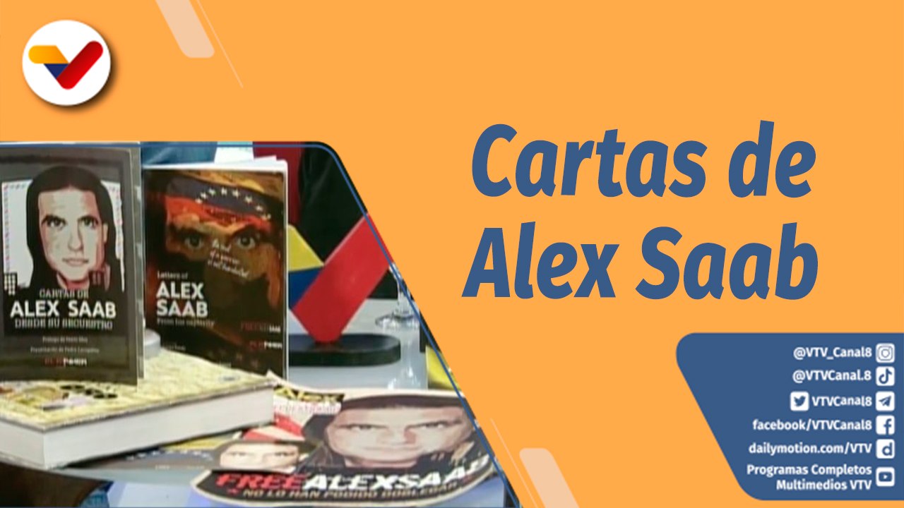 La Librería Mediática | Presentación del libro “Cartas de Alex Saab desde su secuestro”