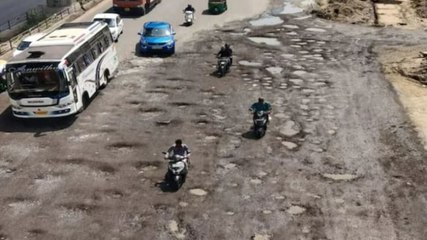 Pothole menace disrupts life in Bengaluru
