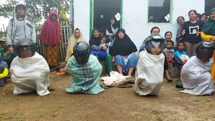 funny sack race event makes you laugh