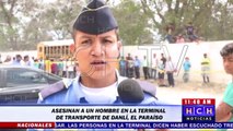 Cerca de la nueva terminal de transporte, asesinan a un ciudadano en Danlí, El Paraíso
