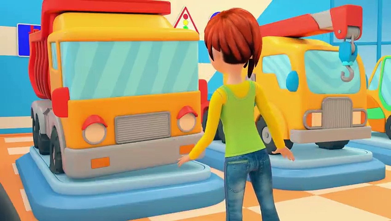 Cars for Kids at the Car School! A Truck Cartoon for Kids - Learn ...