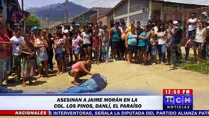 ¡VIOLENTAMENTE! asesinan a un ciudadano en la Col.Los Pinos de Danlí, El Paraíso