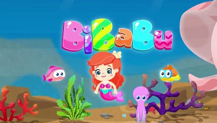 Learn sea animals. First aid with the Little Mermaid! Educational cartoons for babies in English.