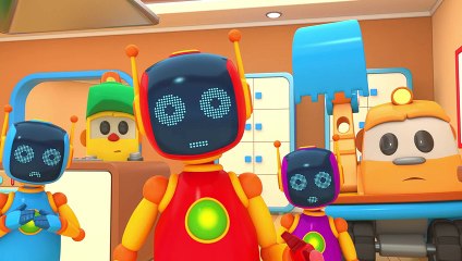 Leo the Truck & the fridge. Cars cartoons for babies. Learn with cars and trucks.