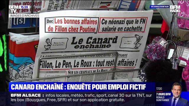 Soupçon d'emploi fictif: la femme d'un ancien dessinateur du Canard enchaîné accusée d'avoir perçu 3 millions d'euros de salaires