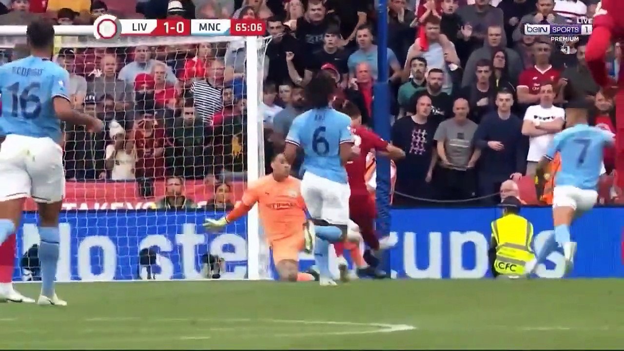 ملخص مباراة ليفربول ومانشستر سيتي 3-1 هدف نونيز...