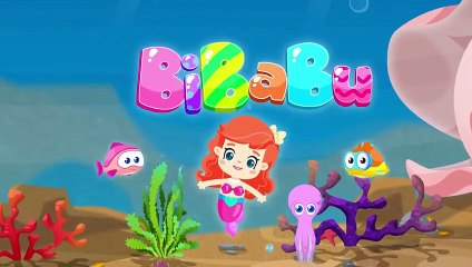 Learn colors for kids with Fish and Little Mermaid. Educational cartoons for babies.