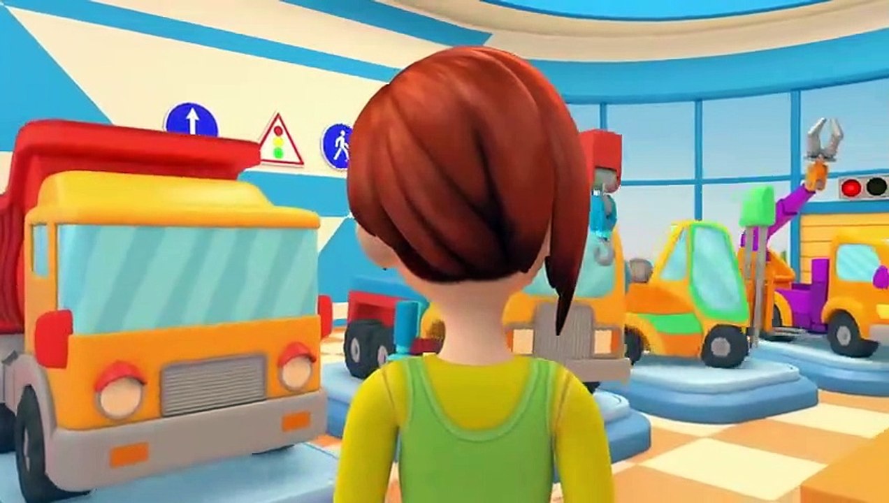 Car cartoons full episodes & construction vehicles play car games for