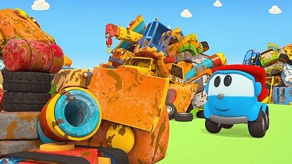 Leo the truck, street vehicles & trucks for kids. Car cartoons for kids. Leo the truck full episodes