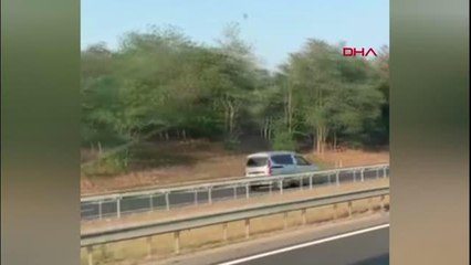 İSTANBUL-SİLİVRİ'DE TERS YÖNDE KİLOMETRELERCE GİDEN SÜRÜCÜYE CEZA