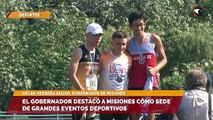 El gobernador destacó a Misiones cómo sede de grandes eventos deportivos