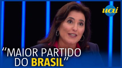 Tebet desmente fisiologismo no MDB: 'partido ético'