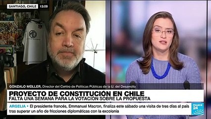 Gonzalo Müller: "Si gana el rechazo significará el deseo por una mejor Constitución para Chile"