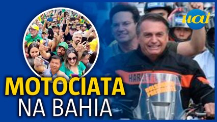 Bolsonaro faz motociata em Vitória da Conquista (BA)