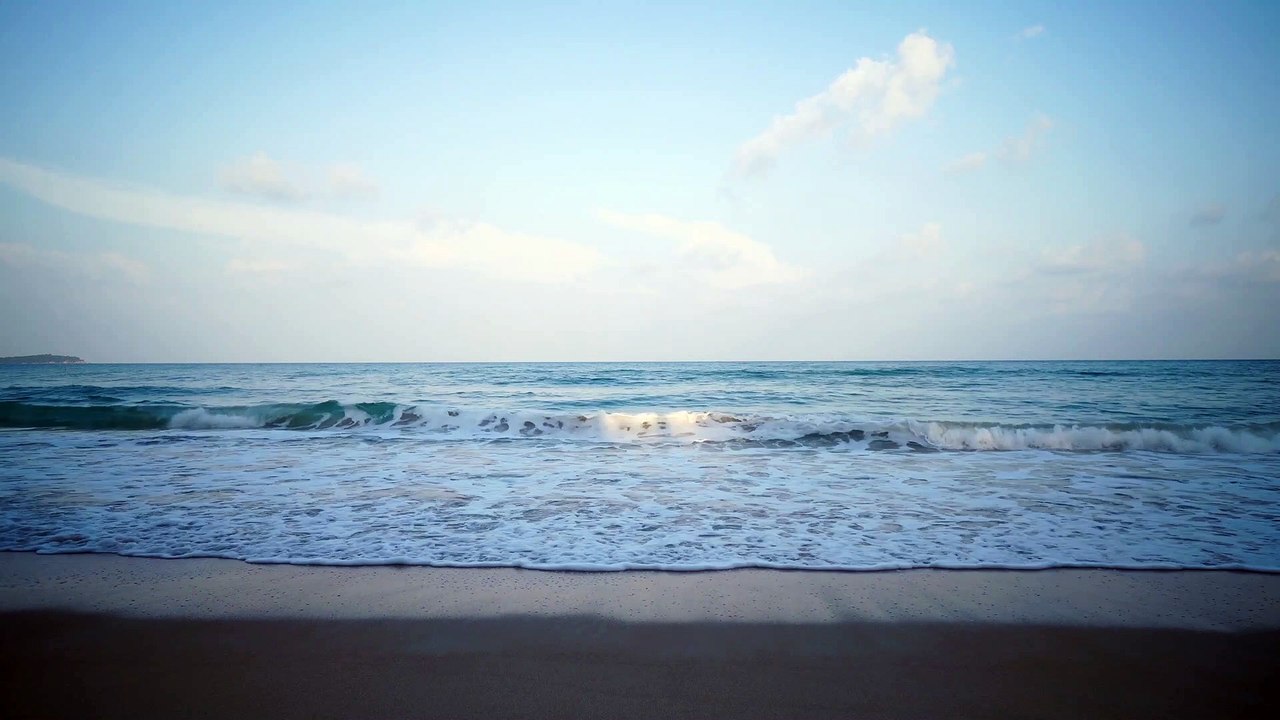 The beauty of nature , The blue sea