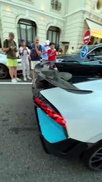 Prince of Qatar driving his $6million Bugatti Divo