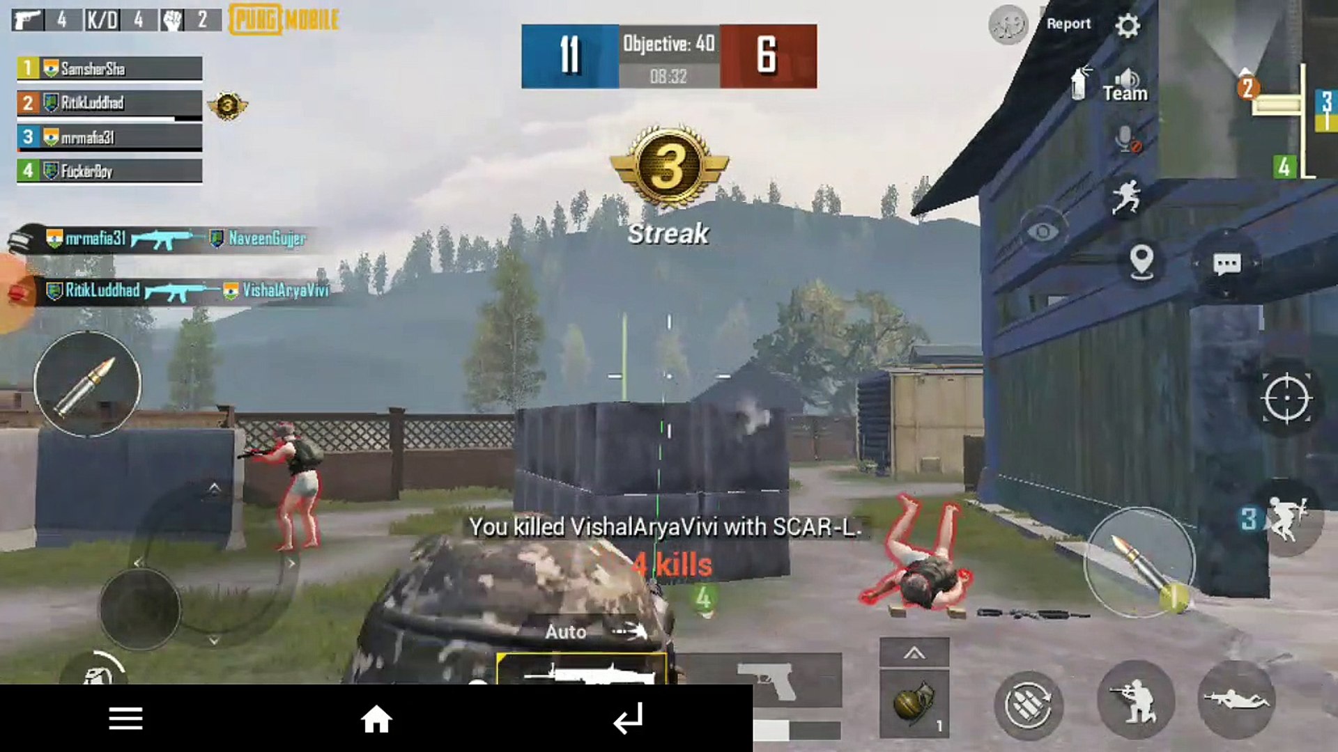 ⁣PUBG Mobile Rookie Player on Fire