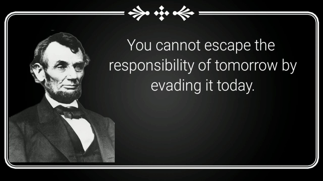 Albart Lincoln. Motivation Quotes