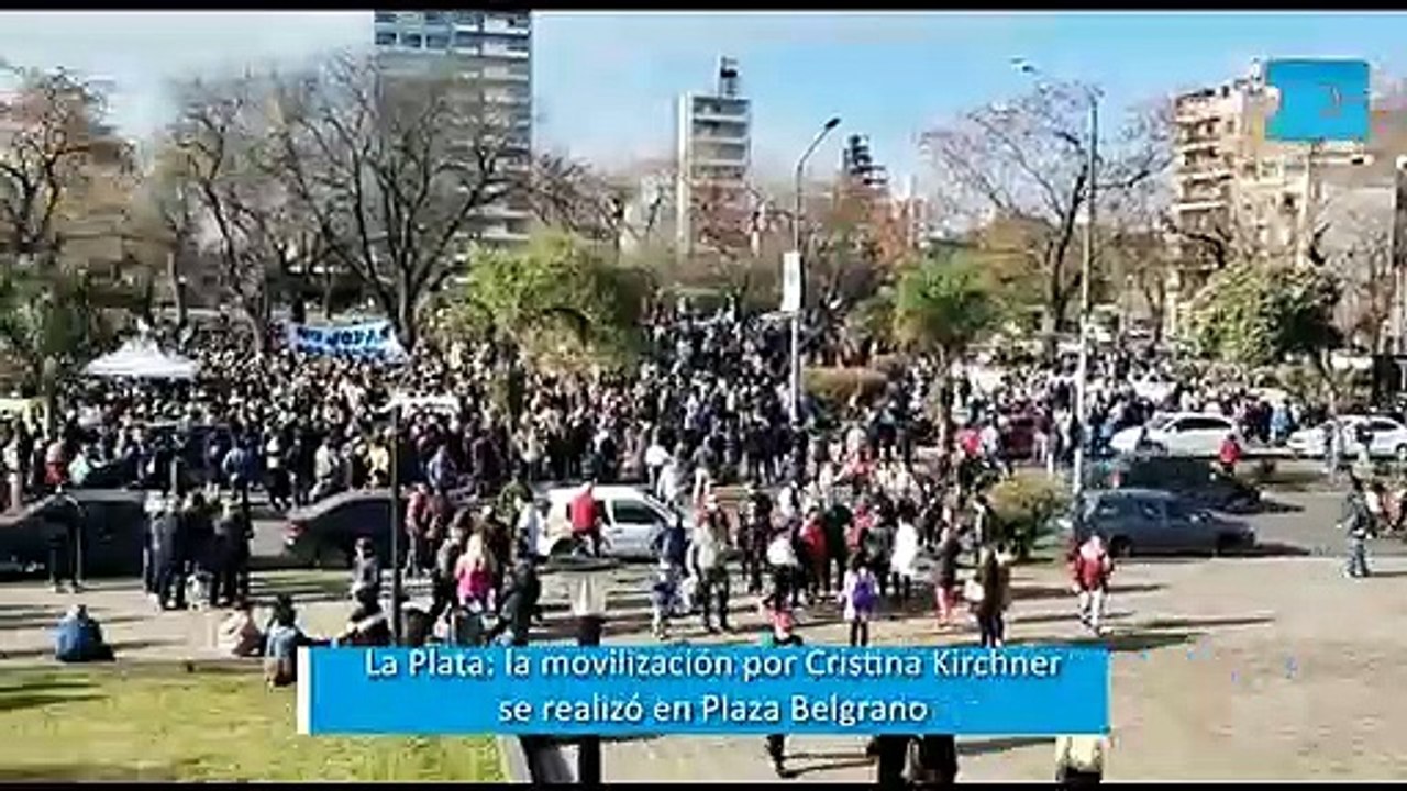 La Plata: movilización por Cristina Kirchner en...
