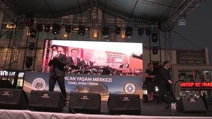 AK Parti'li Yıldırım, yaşam merkezi temel atma töreninde konuştu