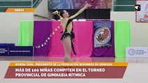 Más de 100 niñas compiten en el Torneo Provincial de Gimnasia Rítmica