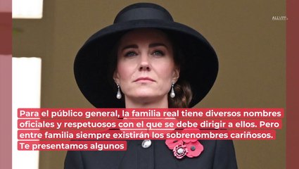 Estos son los apodos de la familia real británica