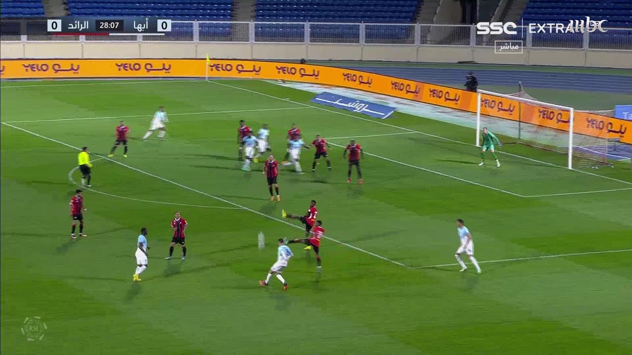 أبها يتغلب 2-1 على الرائد في دوري روشن السعودي....