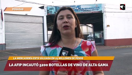 La AFIP incautó 5200 botellas de vino de alta gama