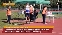 Los atletas de Misiones arrancaron con el pie derecho el Nacional de Atletismo U-23