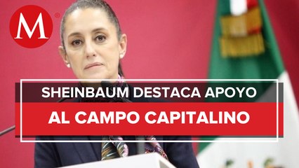 Sheinbaum busca elevar a rango constitucional el apoyo al campo de CdMx