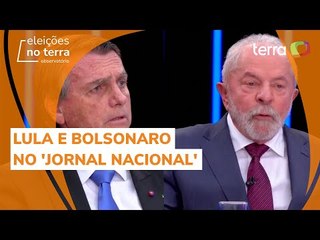 Lula e Bolsonaro no 'JN' são os destaques da semana entre os candidatos à presidência