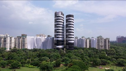 Noida Twin Towers: इमारत गिरने के बाद प्रदूषण से बचने के लिए दिशा निर्देश जारी