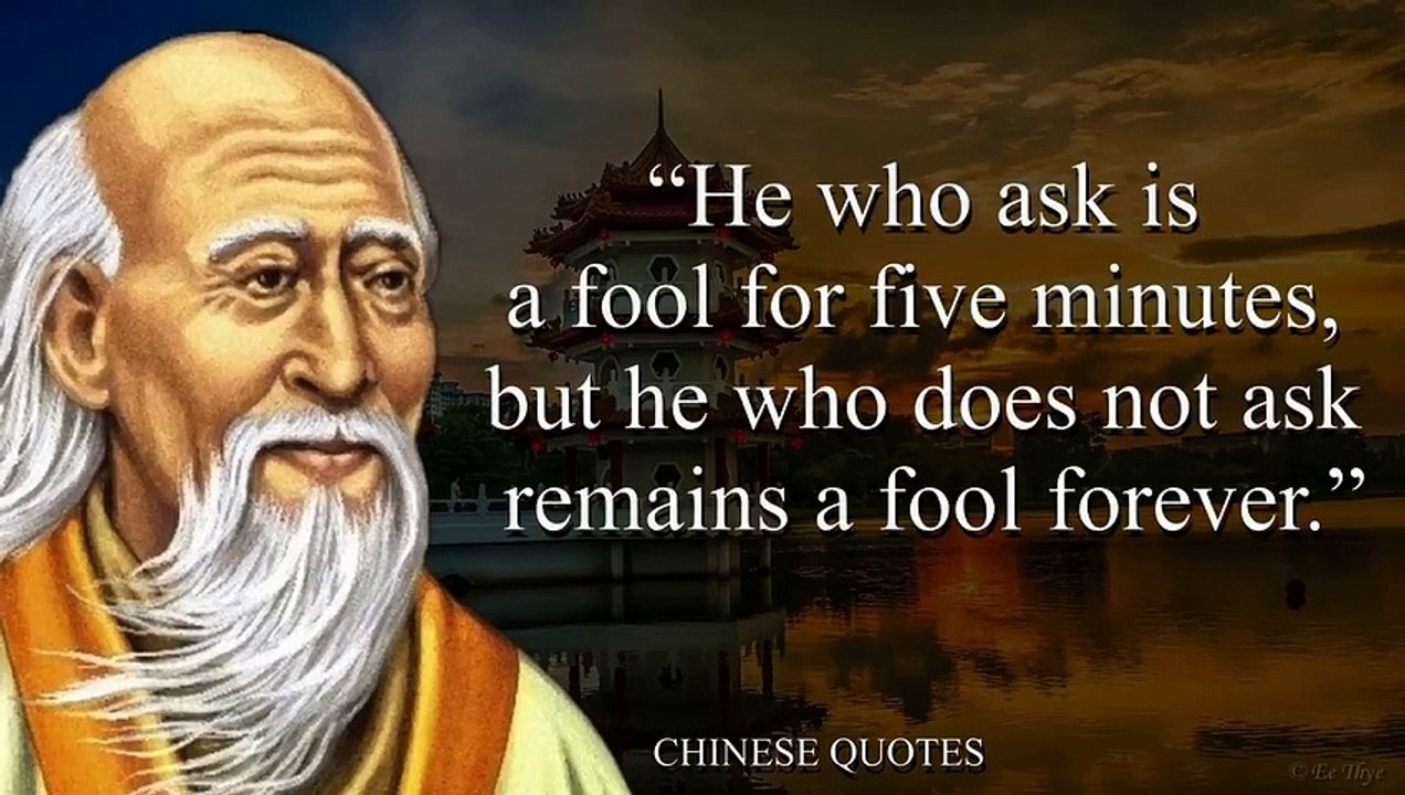 Brilliant and very wise Chinese proverbs and sayings | Chinese wisdom - Part 1 | Qoutes 4U
