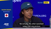 Osaka feeling 'anxious' ahead of US Open
