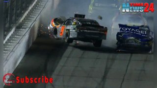 NASCAR Crash | Noah Gragson and Landon Cassill Walk Away From Terrifying Crash